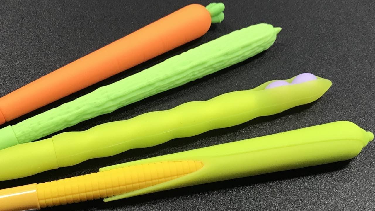 面白文房具 野菜型ボールペンを紹介します Youtube