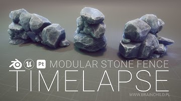 [Timelapse] Blender, Substance Painter & UE5 | 3D Modeling & Texturing - MODULAR 3D ASSET