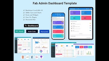 Responsive WebApp Template Bootstrap Admin Dashboard UI Kit – Fab