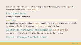 Automate bash_profile Loading at Terminal Startup on macOS