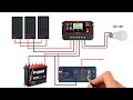 solar system wiring diagram//inverter connection.#electrical