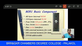 III BSC-VI SEMESTER-MICRO CONTROLLER & INTERFACING-UNIT-1-SESSION-3