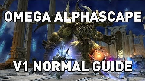 FFXIV: Omega Alphascape V1 NORMAL Guide