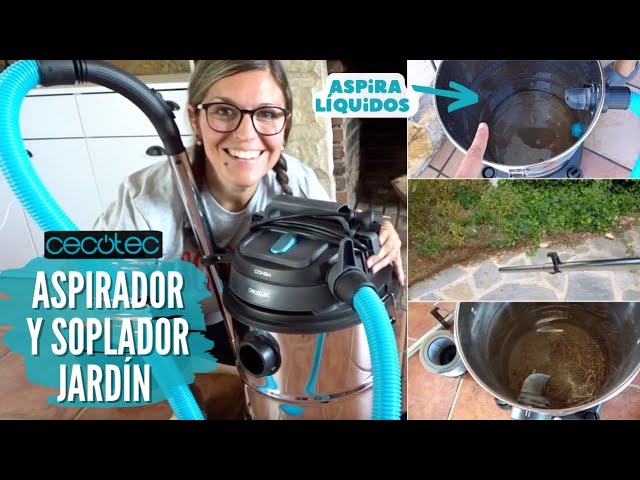 Opinión CONGA Cecotec ASPIRADOR JARDÍN y TERRAZA CONGA ROCKSTAR Wet&Dry  Steel PRO 