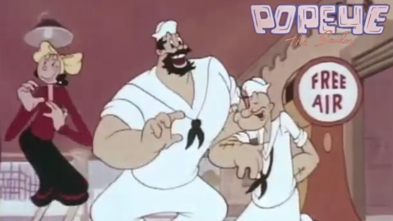 Service with a Guile 1946 Popeye the Sailor Famous Studios Cartoon Short Film | Animation Review