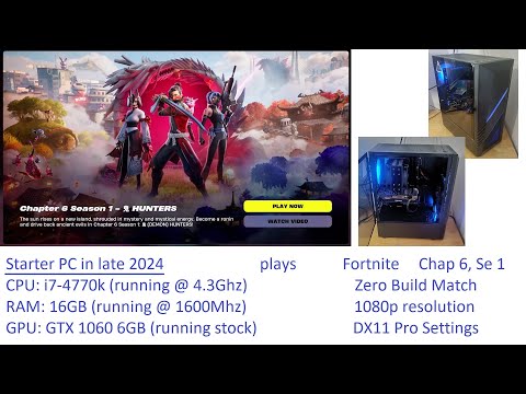 ゲーミングPC APEX Fortnite i7 GTX1060 GTX 1060 6GB + i7 7700HQ + 16GB RAM | FORTNITE | low, medium