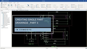 Creating Single Part Drawings for Elevated Water Tank Tower Detailing _ Part 3 | COMOSYS