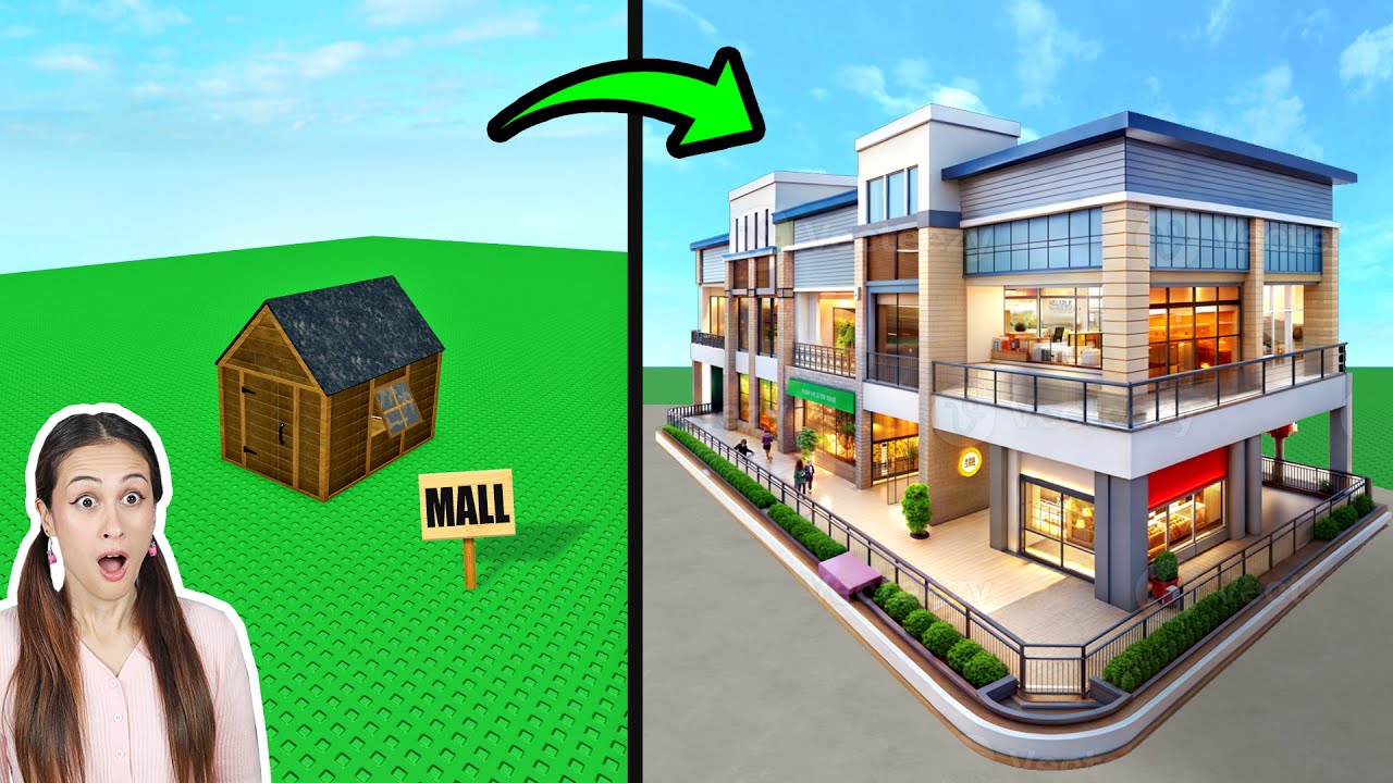€1 TOT €1.000.000 WINKELCENTRUM CHALLENGE! MALL TYCOON - Roblox || SpeelXL