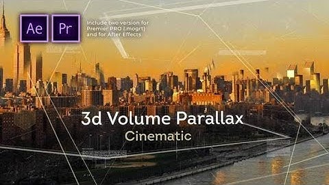 3d Volume Parallax Cinematic Slideshow |  Premiere Pro Template Videohive