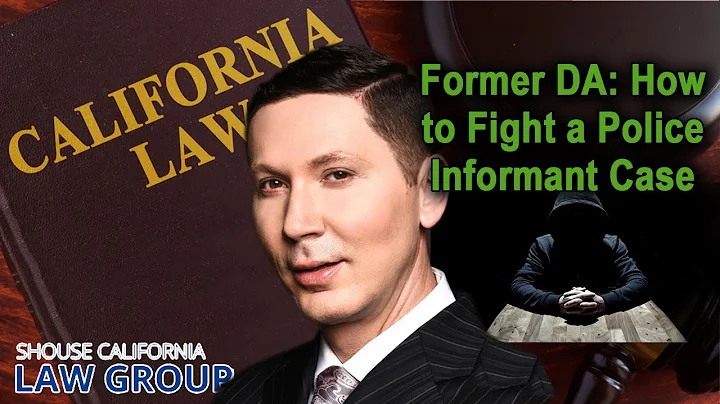 Former DA: How to fight a police informant case