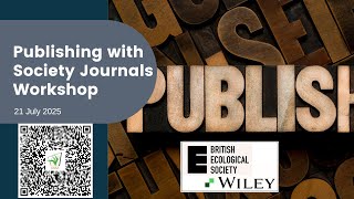 GSSA Congress60 | Publishing with Society Journals Workshop | Session 1