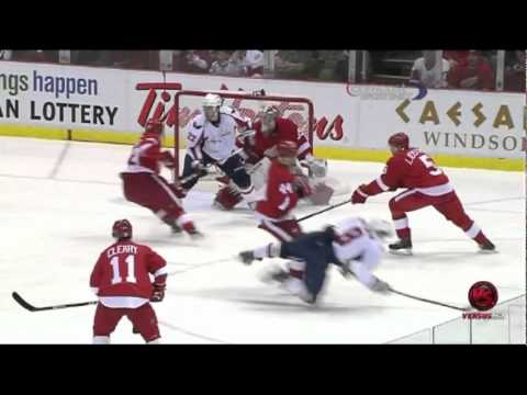 Todd Bertuzzi shoulders Alexander Ovechkin