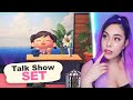 Designing a Talk Show Set in Animal Crossing New Horizons