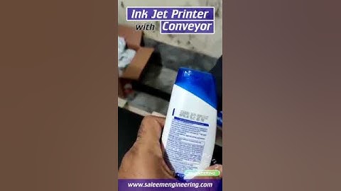 Efficient Inkjet Printer with Conveyor | Print Expiry Dates on Bottles | Expiry Date Coder