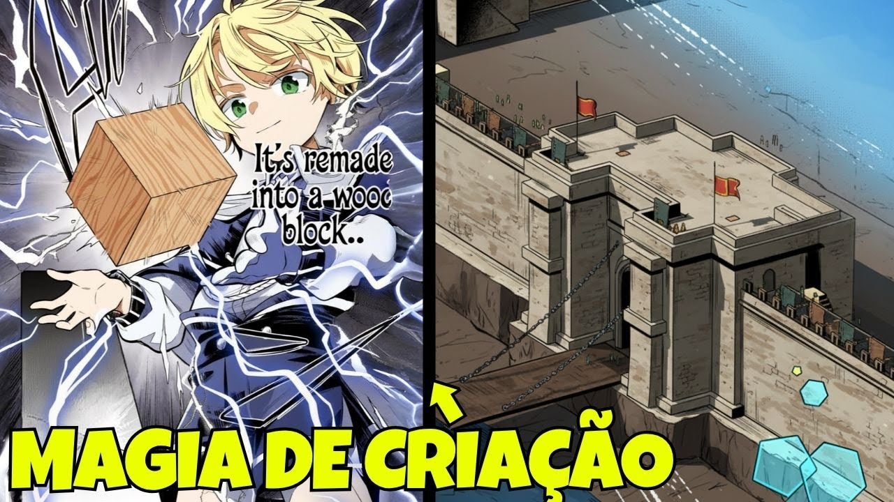 Ele foi Exilado, Mas Vai Desenvolver o Território Com Magia de Criação! | Manga Recap |