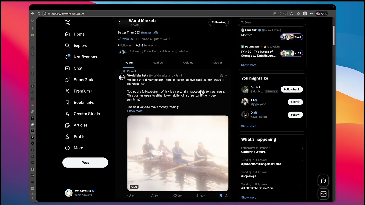 World Markets Airdrop On Megaeth. Be Early To Waitlist