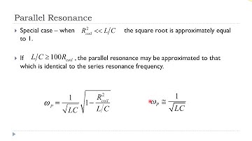 27 V2 CHP 6 Parallel Resonance Part 1