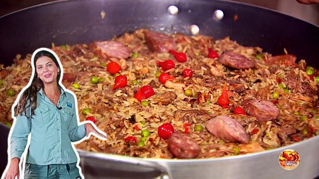 ARROZ COM MAMINHA, DELICIOSO, SUCULENTO E BEM CAPRICHADÃO #horadoranchoreceitas
