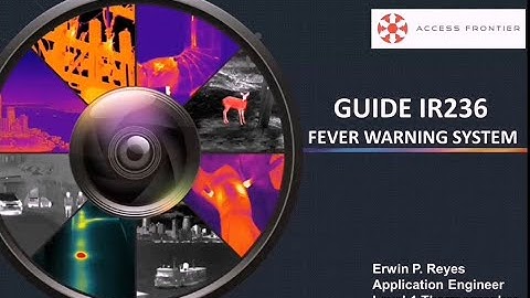 Guide Sensmart Guide IR 236 Fever Warning System - First Defense System Against Covid 19