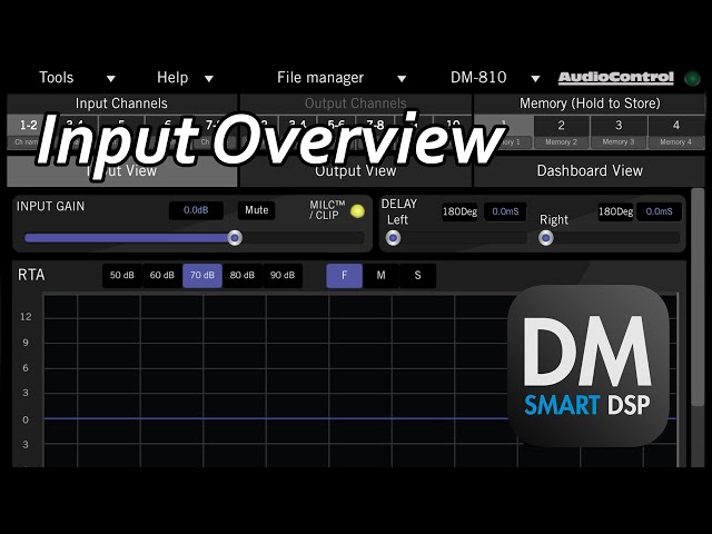 Input Overview - DM Smart App