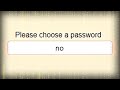 I created the most secure password