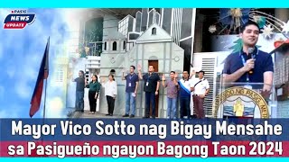 🔴Mayor Vico Sotto nag Bigay Mensahe sa Bagong Taon | Flag Raising Ceremony | January 2, 2024