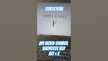 Apple logo in Ms word Shortcut Key #apple #computer #trending #video #viralvideo #msword