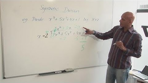 How To Learn Synthetic Division