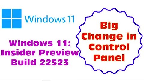 Windows 11 Build 22523 Uninstalling Apps Moved From Control Panel to Settings