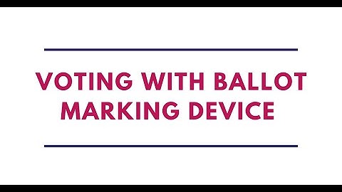 ExpressVote Universal (ADA) Voting System