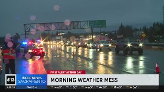 Weather makes for morning mess for commuters across Sacramento-area