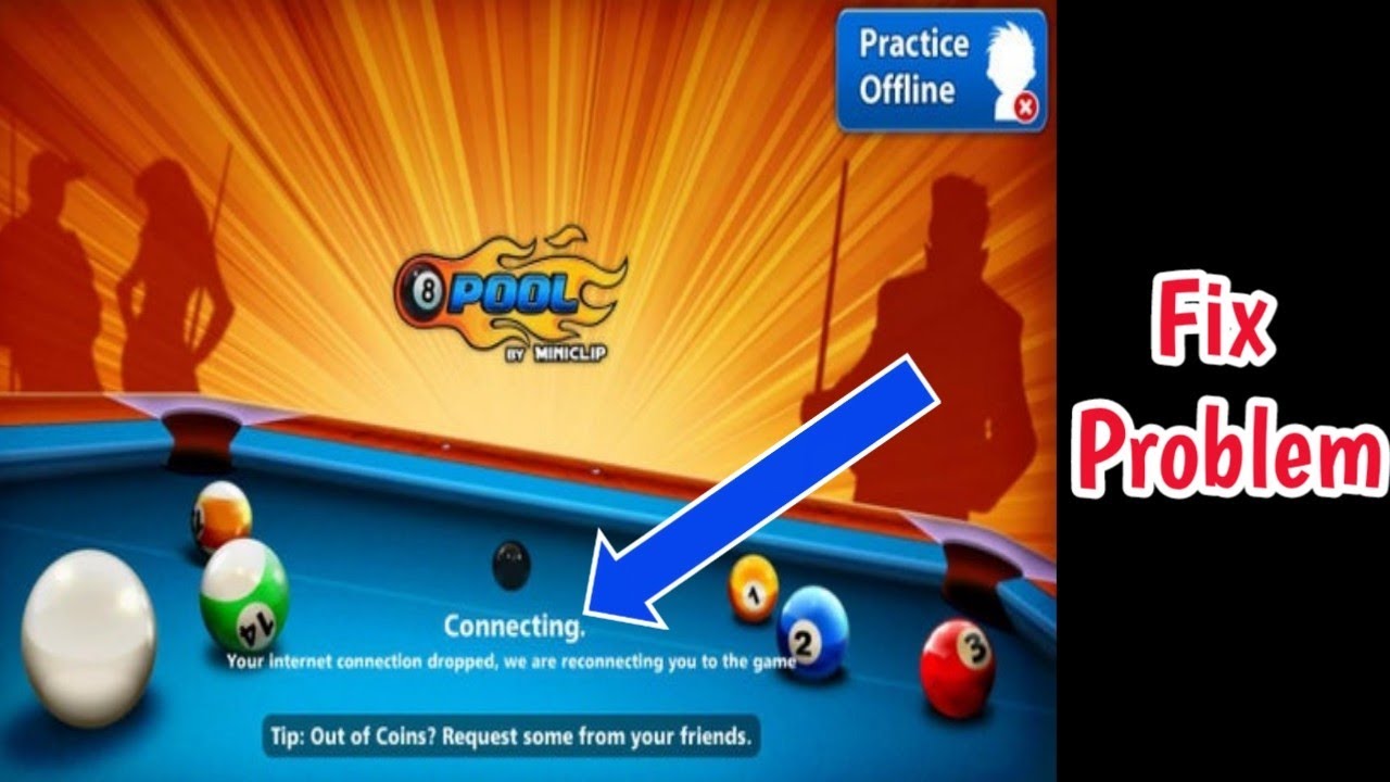 Fix 8 ball connection problem | 8 Ball Pool App Network Connection | 8 ...