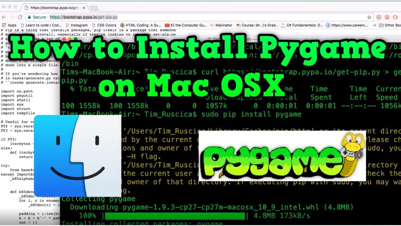 pygame mac