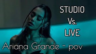 LIVE Better Than In Studio? Ariana Grande - pov