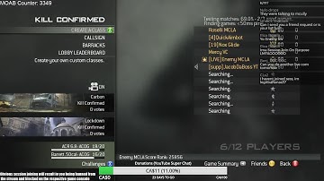 MW3 Wii/Xbox "LIVE" - (1 MOAB this Stream)