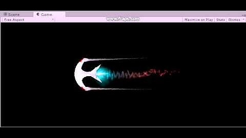 Particle test in Unity for game in developement