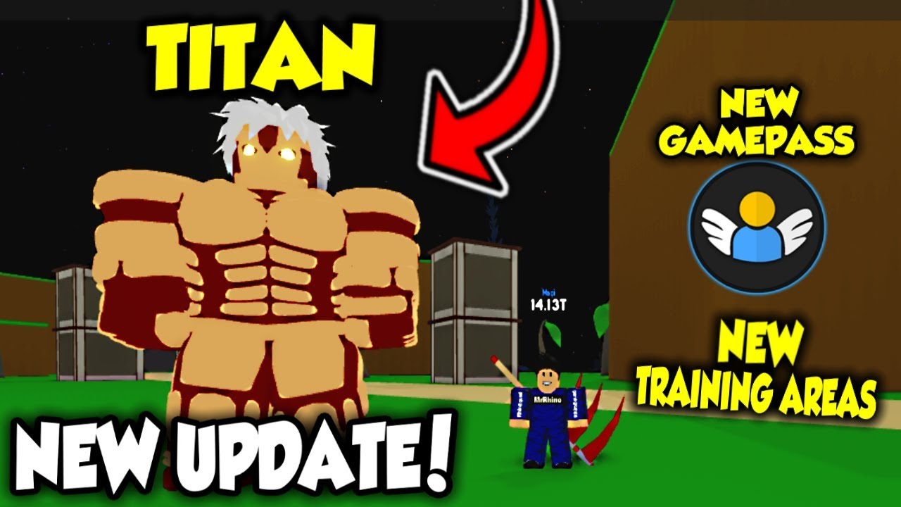 New Titan Update New Training Areas New Op Stand And More In Anime Fighting Simulator Roblox Youtube - where to train 100k in anime simulator roblox