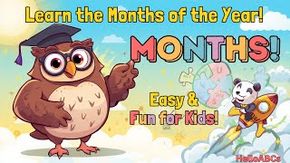Learn Months Of The Year For Kids Educational Lesson For Children