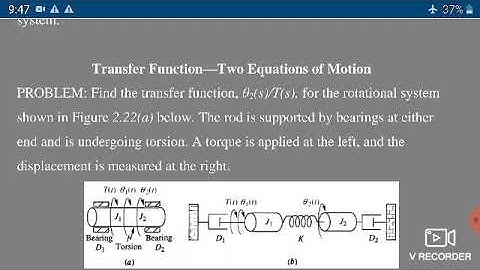 rotational mechanical system example