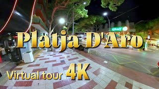 Platja D'Aro Costa Brava Spain. Virtual tour 4K