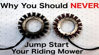 Are You Jump Starting Your Lawn Mower? DON'T