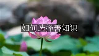【人间修行录】 如何选择善知识