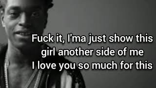 BECAUSE OF YOU - Kodak Black (lyrics)