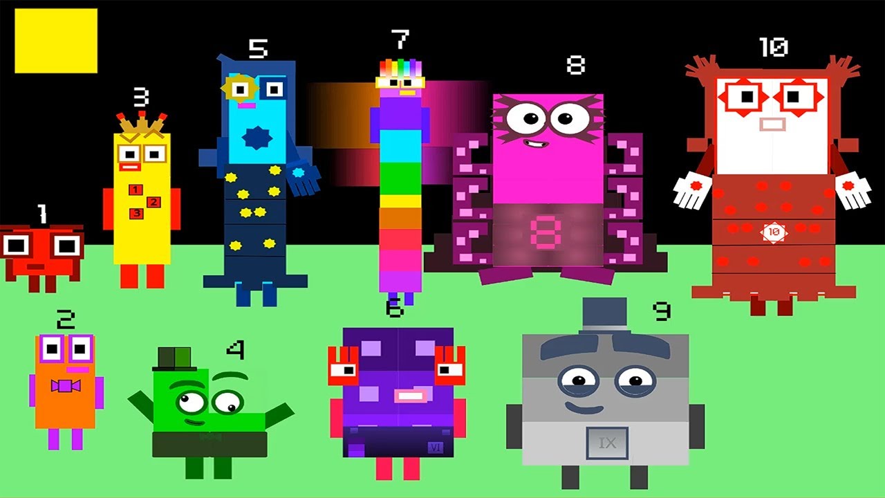 Numberblocks Animation!Alternative Numberblocks Band Retro DLC - YouTube