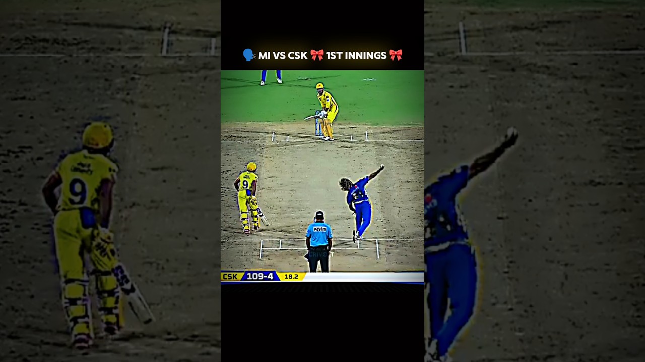 IPL - MI vs CSK 1st Innings Highlights 🔥 