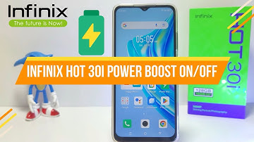 Infinix Hot 30i Power Boost On/Off