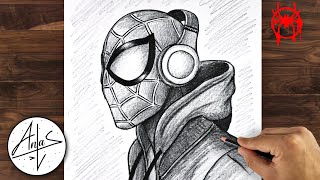 How To Draw Miles Morales Spider Man | Drawing Tutorial (step by step)