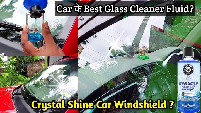 Get Crystal Clear Shine on Car Windshield instantly