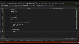 Graphics programming | DSA & C++ | CHAPTER 30 | PART 3 | Infix to postfix