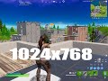 Resolución estirada en Fortnite *1024x768* Ryzen 7 5700g